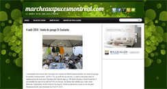 Desktop Screenshot of marcheauxpucesmontreal.com